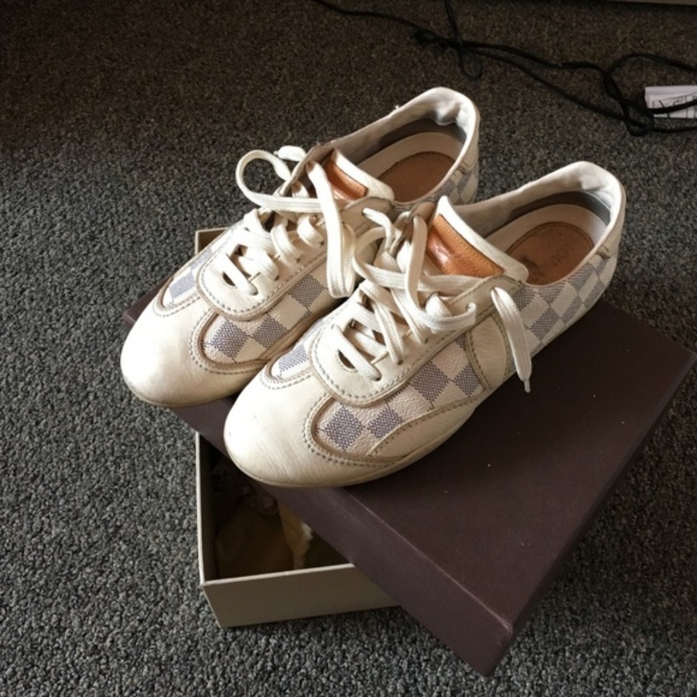 My brother's shoes, he needs bail money